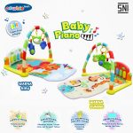 Baby Piano Newbietech Karpet Playmat Bayi Hadiah Baru lahir dengan Musik Ceria dan Lampu Interaktif