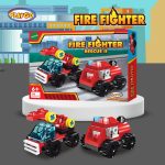 fire fighter playgo mainan anak mobil lego