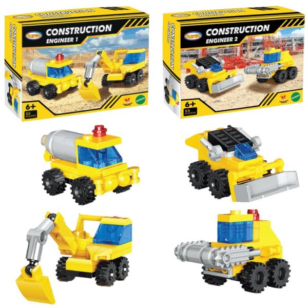 construction playgo mainan lego mobil anak