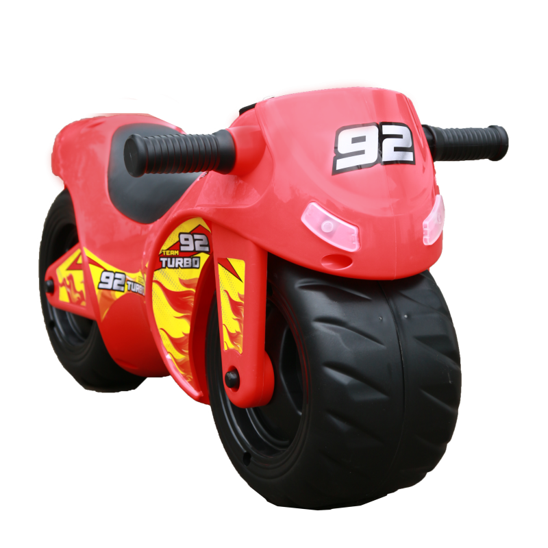 funbike motor balap merah ride on mainan tunggang anak