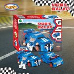 Mainan Brick Playgo Lego Mobil Balap