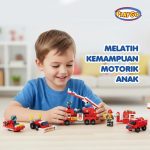 mainan nano brick lego mobil pemadam kebakaran playgo