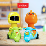 Motor Mainan Vespa Mini Ditekan Jalan Press and Go Cotton Hadiah Anak Toy