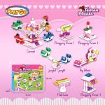 Playgo Taman Mainku Mainan Brick Part Nano Block Perempuan Anak Balok Toys