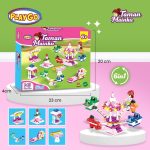 Dimensi Playgo Taman Mainku Mainan Brick Part Nano Block Perempuan Anak Balok Toys