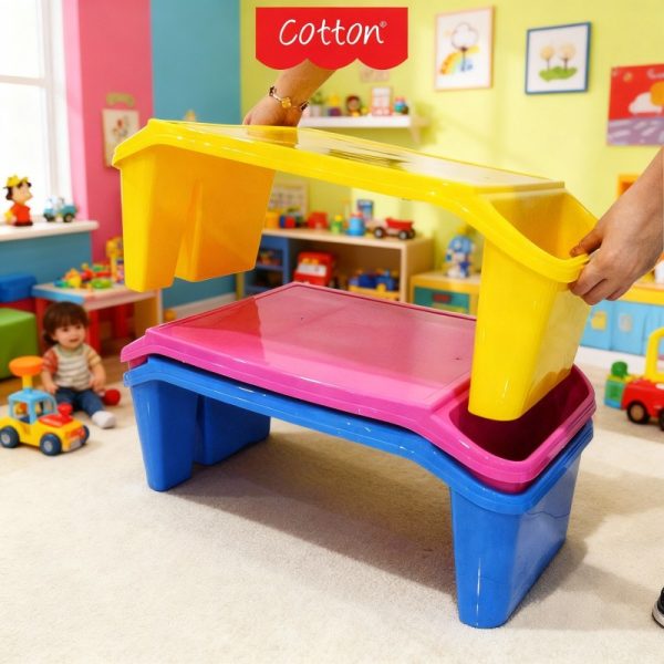 Meja belajar anak portable dengan kantong