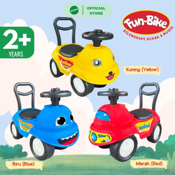 Mainan tunggang anak roda tiga Funbike Fantasy