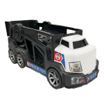 Mainan Truk Besar Pengangkut Mobil Police Big Truck edisi Putih