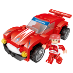master balap mobil playgo mainan lego anak cowok merah