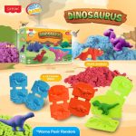 Mainan anak dinosaurus magic sand pasir ajaib