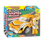 master balap mobil playgo mainan lego anak cowok kuning packaging