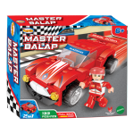 master balap mobil playgo mainan lego anak cowok merah packaging