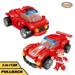 master balap playgo mainan balok anak bricks blocks lego pullback car toys