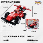 Mainan mobil balap bricks formula one playgo
