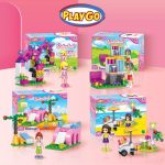 Balok Susun Mainan Anak Perempuan Playgo Bestie Sahabat Halaman Awal