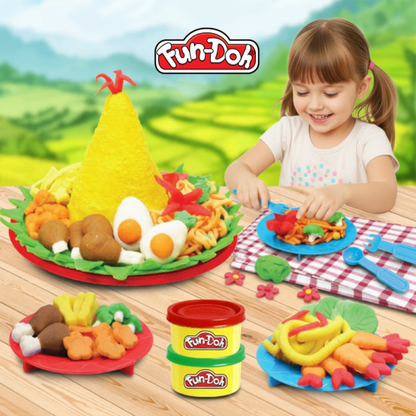 Lilin Mainan Kreasi Fundoh Tumpeng Mini