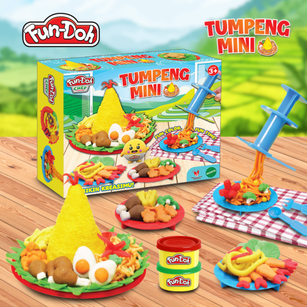Lilin Mainan Kreasi Fundoh Tumpeng Mini