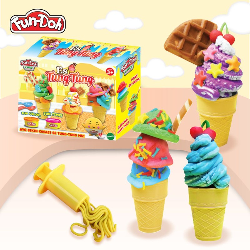 Mainan Edukasi Anak Fundoh Es Krim Tung Tung Mainan Edukasi Anak Fundoh Es Krim Tung Tung