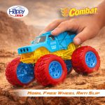 Mainan Happy Truck Mobil Combat Kendaraan Anak Cowok Mobil-Mobilan Tanpa Baterai Free Wheel