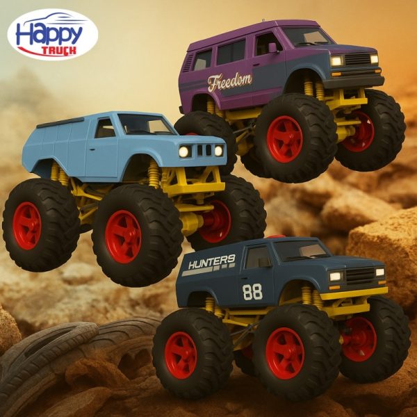 Mainan Mobil-Mobilan Combat Happy Truck Bisa Lompat