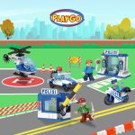 Mainan Playgo Tim Polisi Tampak Depan