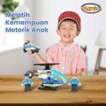 Mainan Playgo Tim Polisi Tampak Depan