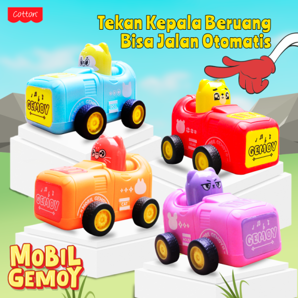 Mainan Anak Mobil Mobilan Tekan Tanpa Baterai Di Pencet Mainan Edukasi Laki Laki Mobil Gemoy Toy