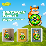Target Bola Airball Mainan Lempar Bola Dinding Lempar Bola Panah Papan Dart Board Gajah Hewan Olahraga