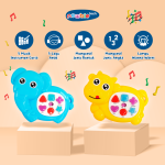 Edu fun Animal Newbietech Mainan Musik Bayi Hewan Gajah Sapi Efek Lampu dan Suara Belajar Edukasi Hadiah Toys