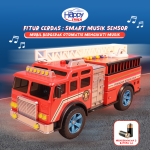 Fitur Mobil Mainan Pemadam Kebakaran Ambulans Miniatur Mainan Kendaraan Profesi dengan Lampu Suara dan Auto Manuver AUTO CAR HAPPY TRUCK