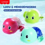 Cotton SAHABAT AIR Mainan Mandi Bayi Anak Kura Kura Paus Berenang Turtle Swimming Hewan