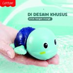 Cotton SAHABAT AIR Mainan Mandi Bayi Anak Kura Kura Paus Berenang Turtle Swimming Hewan