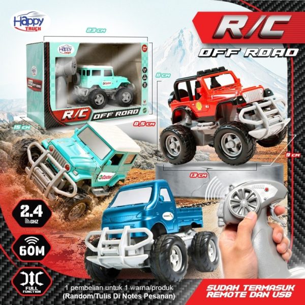 Jual Mobil Remot Kontrol (Mobil RC) Happy Truck tahan banting dan kuat dengan harga termurah