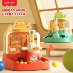 Mainan Tembak Bola Boneka Mini Mesin Capit Seperti Timezone dengan Musik & Lampu Arcade MAOMAO COTTON