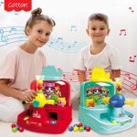 Mainan Tembak Bola Boneka Mini Mesin Capit Seperti Timezone dengan Musik & Lampu Arcade MAOMAO COTTON