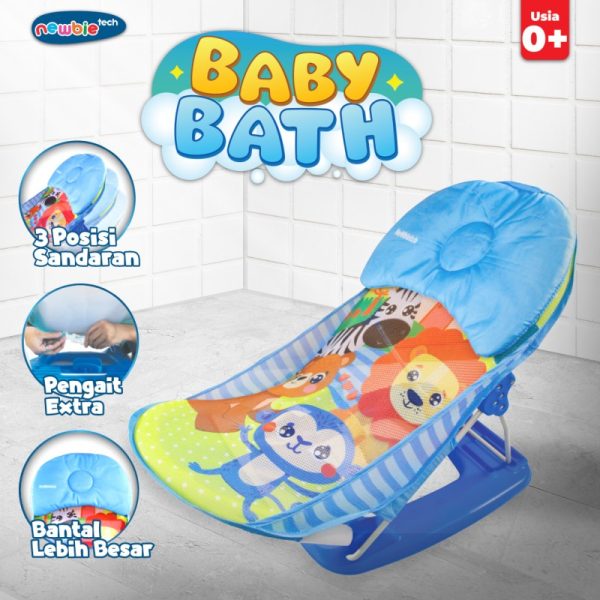 Jual Kursi Mandi Bayi Baby Bath Newbietech Premium Baby Bather Varian Biru