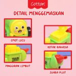 Mainan Anak Mobil Mobilan Truk KERETA PLUIT Cotton Whistle Face Changing Speech Delay Bayi Hadiah Toy