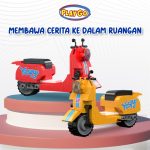 Jual Brick Creator Motorcycle Vespa Playgo Vespy Block Motor Pajangan
