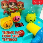 Mainan Tembak Bola Boneka Mini Mesin Capit Seperti Timezone dengan Musik & Lampu Arcade MAOMAO COTTON