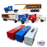 Jual Mainan Truck Container Box Miniatur Diecast Truk Truk KONTAINER Ekspedisi TANGKI JUMBO Kado Toy HAPPY TRUCK Bisa Lepas Pasang