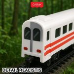 Mainan Anak Rail King KERETA Api INDONESIA Rel Lokomotif Classic Train Set 21 PCS