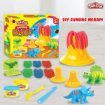 Mainan Edukasi Anak FUNDOH GUNUNG MERAPI Meletus | Volcano Eruption Treasure Adventure Set Original Cetakan Dinosaurus