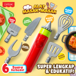 Mainan ALAT MASAK MASAKAN COTTON Tungtung Ballerina Capucina 5 in 1 Bunyi Mainan Dapur Anak Cooking Set Mainan Masak Masakan Mainan Rumah