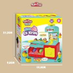 KIOS ES KRIM FUNDOH Mainan Dapur Plastisin Set Pembuat Kue Es Krim Edukatif Mainan Clay Anak Perempuan Slime Alat Masak Masakan Edukasi Peran Kitchen Toys