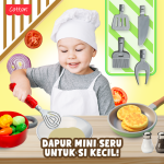 Mainan ALAT MASAK MASAKAN COTTON Tungtung Ballerina Capucina 5 in 1 Bunyi Mainan Dapur Anak Cooking Set Mainan Masak Masakan Mainan Rumah