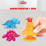 Mainan Edukasi Anak FUNDOH GUNUNG MERAPI Meletus | Volcano Eruption Treasure Adventure Set Original Cetakan Dinosaurus