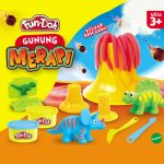 Mainan Edukasi Anak FUNDOH GUNUNG MERAPI Meletus | Volcano Eruption Treasure Adventure Set Original Cetakan Dinosaurus