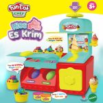 KIOS ES KRIM FUNDOH Mainan Dapur Plastisin Set Pembuat Kue Es Krim Edukatif Mainan Clay Anak Perempuan Slime Alat Masak Masakan Edukasi Peran Kitchen Toys