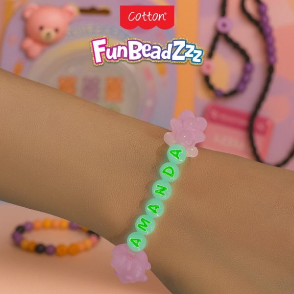 Funbead Felice gelang glow in the dark aksesoris anak perempuan