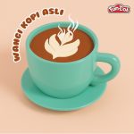 Mainan Lilin Anak Aroma Kopi Asli Fundoh KAFE KOPI | Mainan Edukatif Barista Mini | Cetakan Kopi Unik Fun Doh